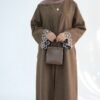 طقم نسيم الخريف باللون البني